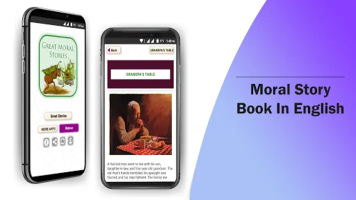 Short Moral Stories in English android App screenshot 1